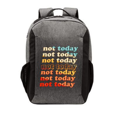 Funny Retro Vintage Not Today Vector Backpack