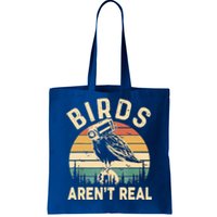 Funny Retro Vintage Birds Aren't Real Birds Spies Gift Tote Bag