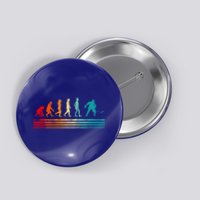 Funny Retro Vintage Ice Hockey Evolution Of Cool Hockey Funny Gift Button