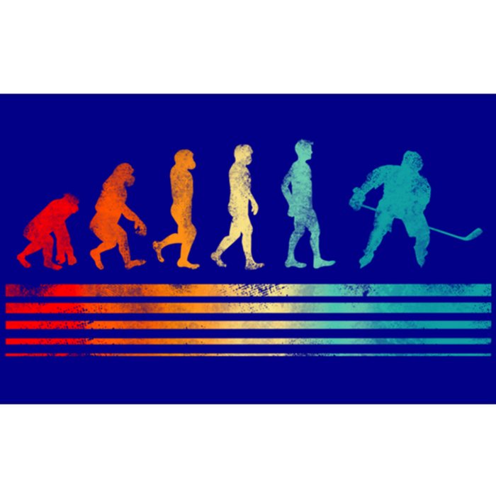 Funny Retro Vintage Ice Hockey Evolution Of Cool Hockey Funny Gift Bumper Sticker