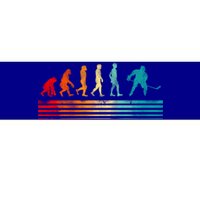 Funny Retro Vintage Ice Hockey Evolution Of Cool Hockey Funny Gift Bumper Sticker