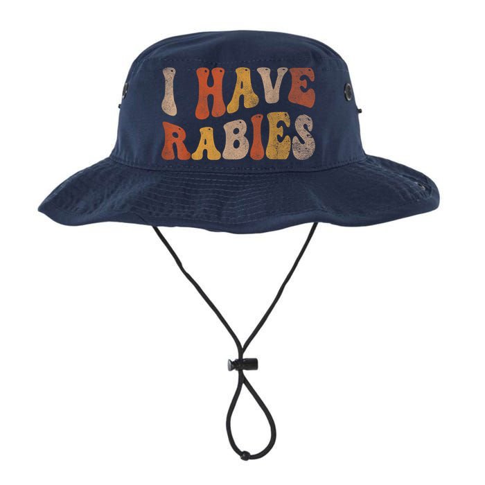 Funny Retro Vintage I Have Rabies I Have Rabies Bucket Hat