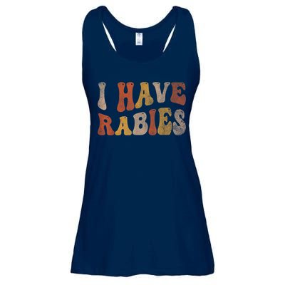 Funny Retro Vintage I Have Rabies I Have Rabies Ladies Essential Flowy Tank
