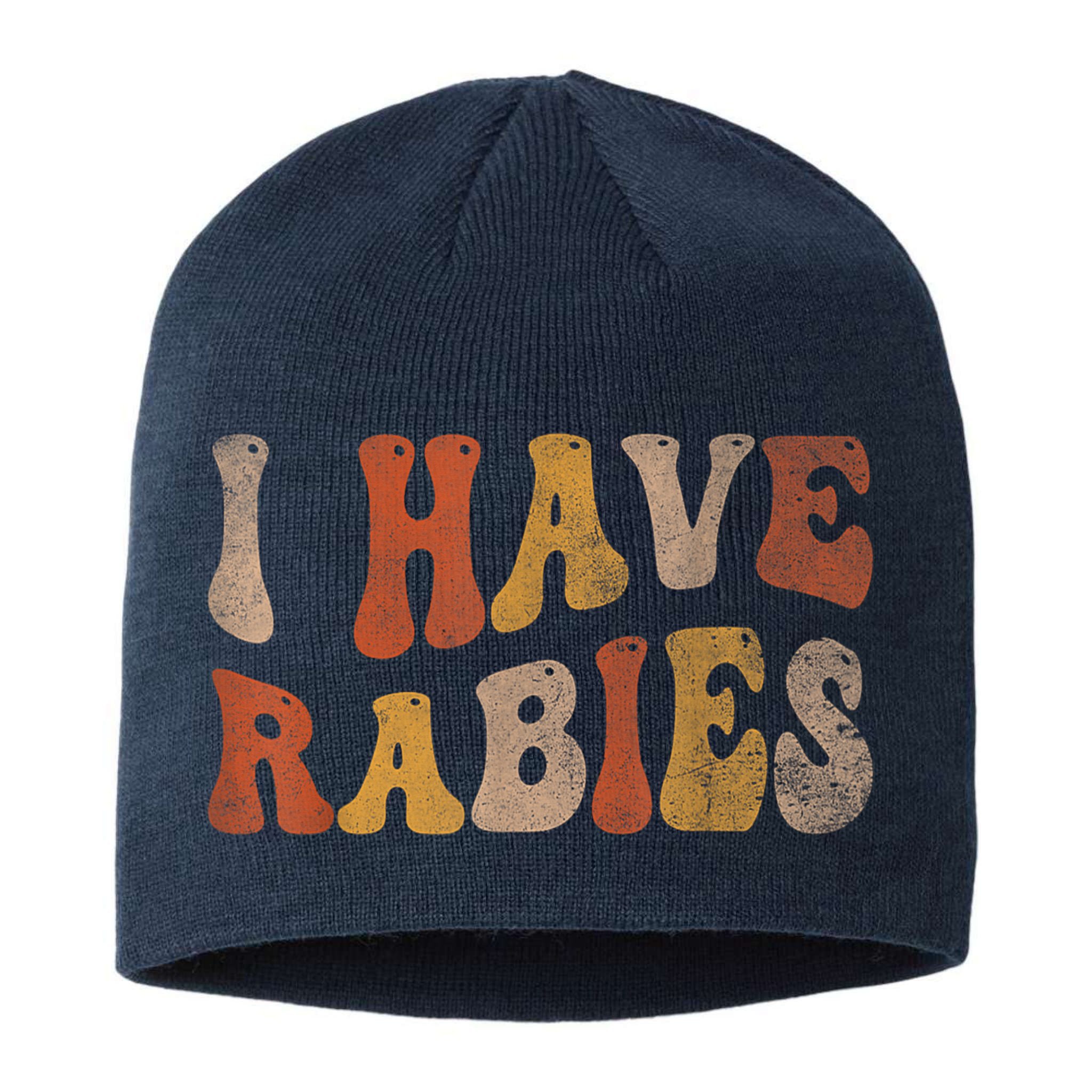 Funny Retro Vintage I Have Rabies I Have Rabies Sustainable Beanie