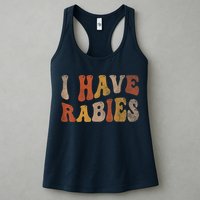 Funny Retro Vintage I Have Rabies I Have Rabies Womens Tank Top