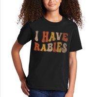 Funny Retro Vintage I Have Rabies I Have Rabies Kids T-Shirt