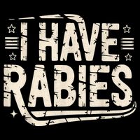 Funny Retro Vintage I Have Rabies I Have Rabies Essential Backpack