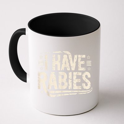 Funny Retro Vintage I Have Rabies I Have Rabies Essential Mug