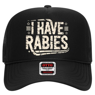 Funny Retro Vintage I Have Rabies I Have Rabies Essential Hat