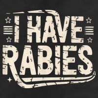 Funny Retro Vintage I Have Rabies I Have Rabies Essential Hat