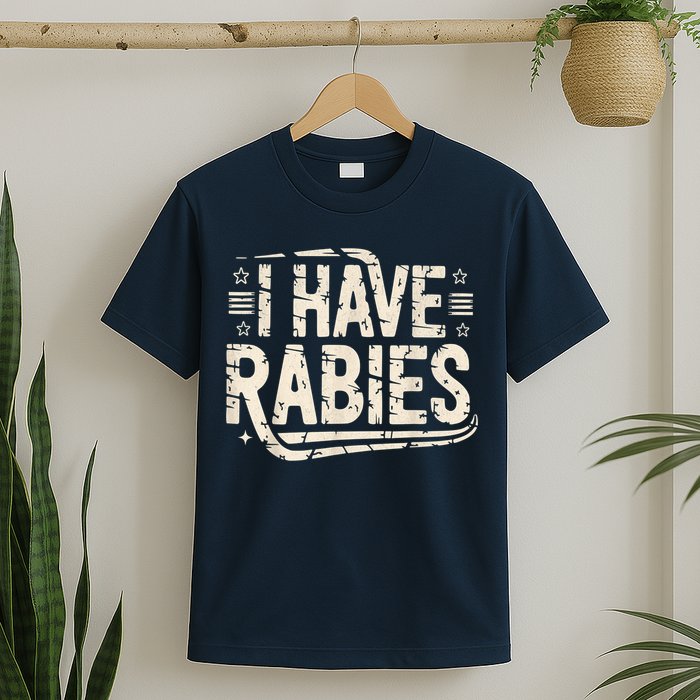 Funny Retro Vintage I Have Rabies I Have Rabies Essential T-Shirt