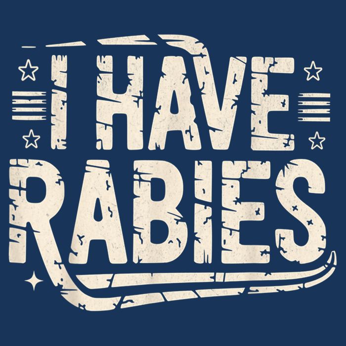 Funny Retro Vintage I Have Rabies I Have Rabies Essential Button