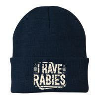 Funny Retro Vintage I Have Rabies I Have Rabies Essential Beanie