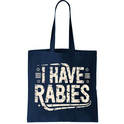 Funny Retro Vintage I Have Rabies I Have Rabies Essential Bag