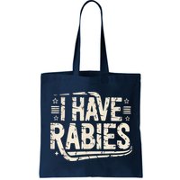 Funny Retro Vintage I Have Rabies I Have Rabies Essential Bag