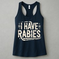Funny Retro Vintage I Have Rabies I Have Rabies Essential Womens Tank Top