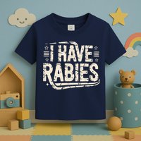 Funny Retro Vintage I Have Rabies I Have Rabies Essential Toddler T-Shirt
