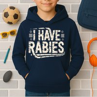 Funny Retro Vintage I Have Rabies I Have Rabies Essential Kids Hoodie