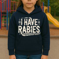 Funny Retro Vintage I Have Rabies I Have Rabies Essential Kids Hoodie
