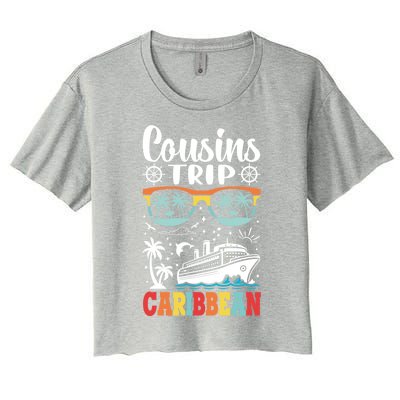 Family Reunion Vibes Cousin Camp Making Memories Gift Women's Crop Top Tee