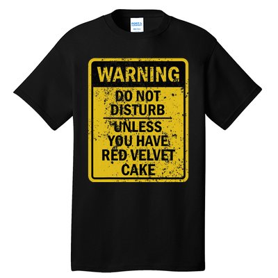 Funny Red Velvet Cake Food Dessert Tall T-Shirt