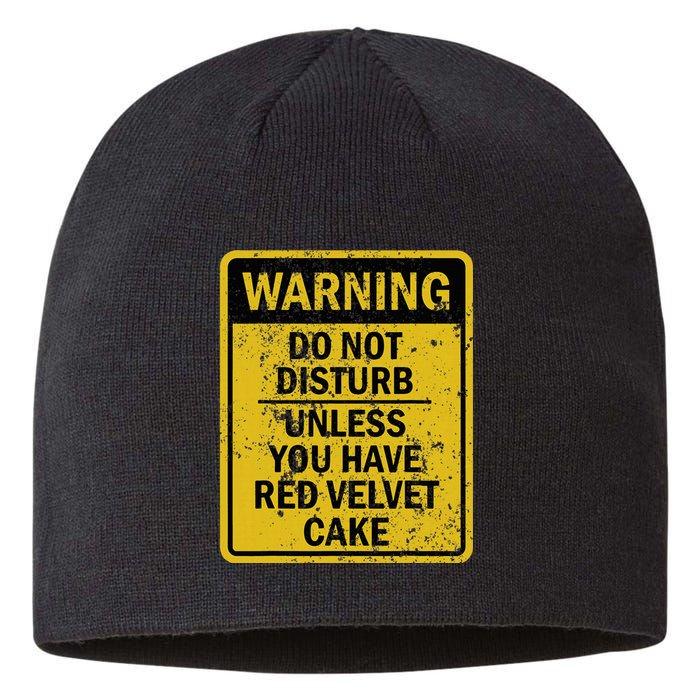 Funny Red Velvet Cake Food Dessert Sustainable Beanie