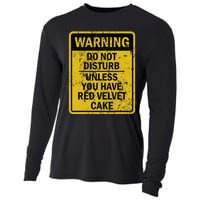 Funny Red Velvet Cake Food Dessert Cooling Performance Long Sleeve Crew