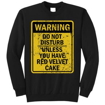 Funny Red Velvet Cake Food Dessert Tall Sweatshirt