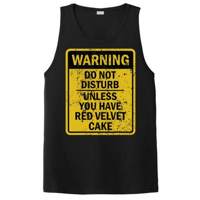 Funny Red Velvet Cake Food Dessert PosiCharge Competitor Tank