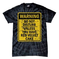 Funny Red Velvet Cake Food Dessert Tie-Dye T-Shirt