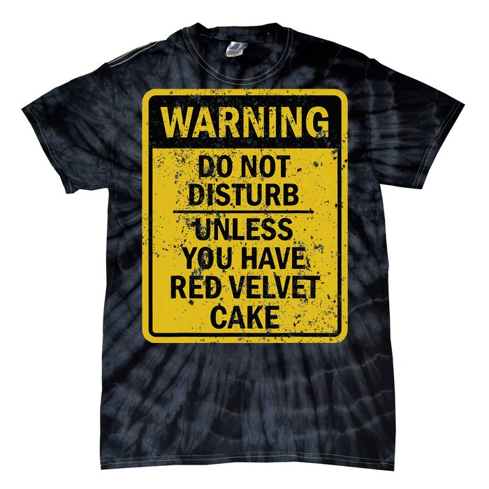 Funny Red Velvet Cake Food Dessert Tie-Dye T-Shirt