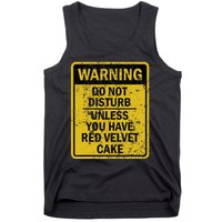 Funny Red Velvet Cake Food Dessert Tank Top