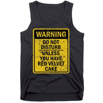 Funny Red Velvet Cake Food Dessert Tank Top