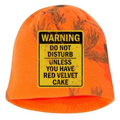 Funny Red Velvet Cake Food Dessert Kati - Camo Knit Beanie