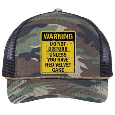 Funny Red Velvet Cake Food Dessert Retro Rope Trucker Hat Cap