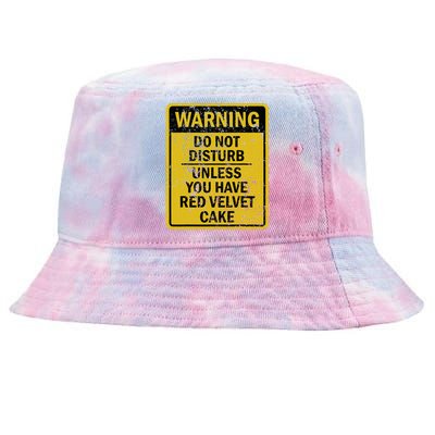 Funny Red Velvet Cake Food Dessert Tie-Dyed Bucket Hat