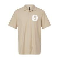 Funny Retro Vintage 8 Ball Logo Polo