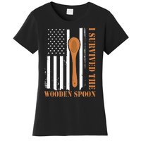 Funny Retro Vintage Wooden Spoon Survivor Women's T-Shirt