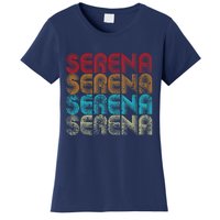 Funny Retro Vintage Serena Name Gift Women's T-Shirt