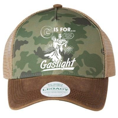 Funny Retro Vintage G Is For Gaslight Legacy Tie Dye Trucker Hat