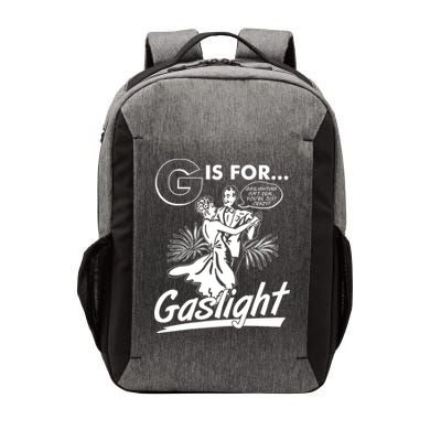 Funny Retro Vintage G Is For Gaslight Vector Backpack
