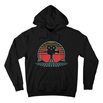 Filmmaking Retro Vintage 80s Style Tall Hoodie