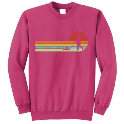 Funny Retro Vintage Lawn Mower Man Sweatshirt