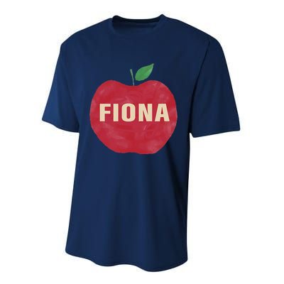 Fiona Retro Vintage Apple Performance Sprint T-Shirt