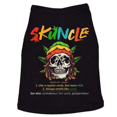 Funny Retro Vintage Uncle Skunkle Weed Smoker Doggie Tank