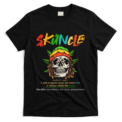 Funny Retro Vintage Uncle Skunkle Weed Smoker T-Shirt