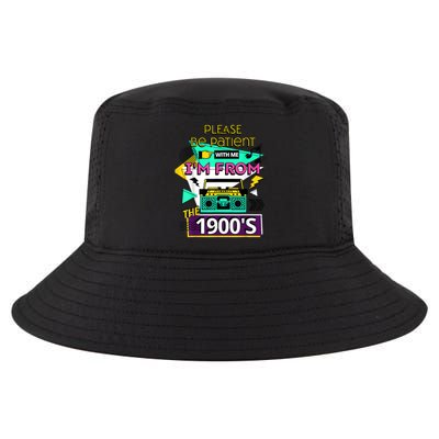 Funny Radio Vintage Please Be Patient With Me Im From The 1900s Gift Cool Comfort Performance Bucket Hat