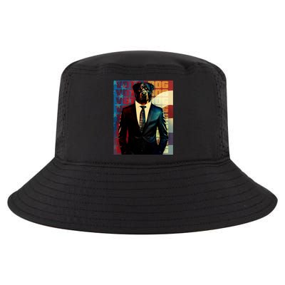 Funny Retro Vintage Election Vote Dog Cool Comfort Performance Bucket Hat