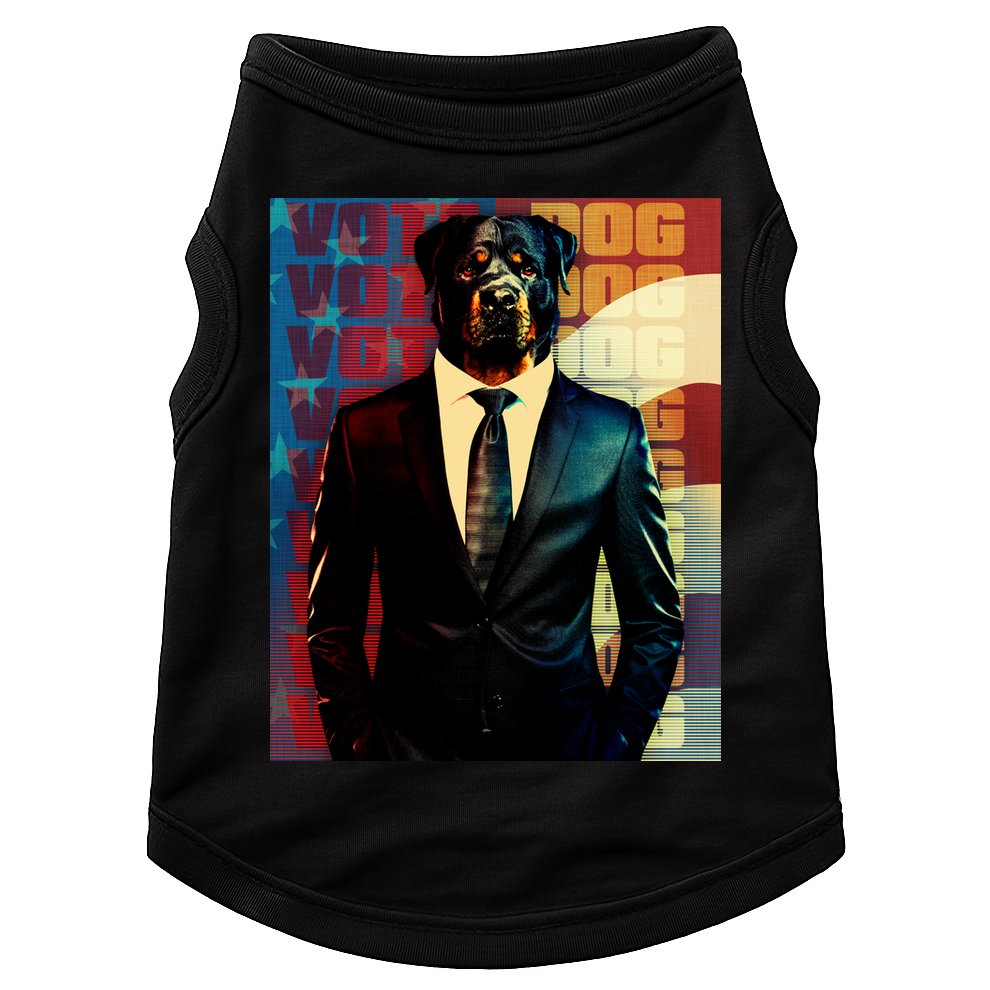 Funny Retro Vintage Election Vote Dog Doggie Tank