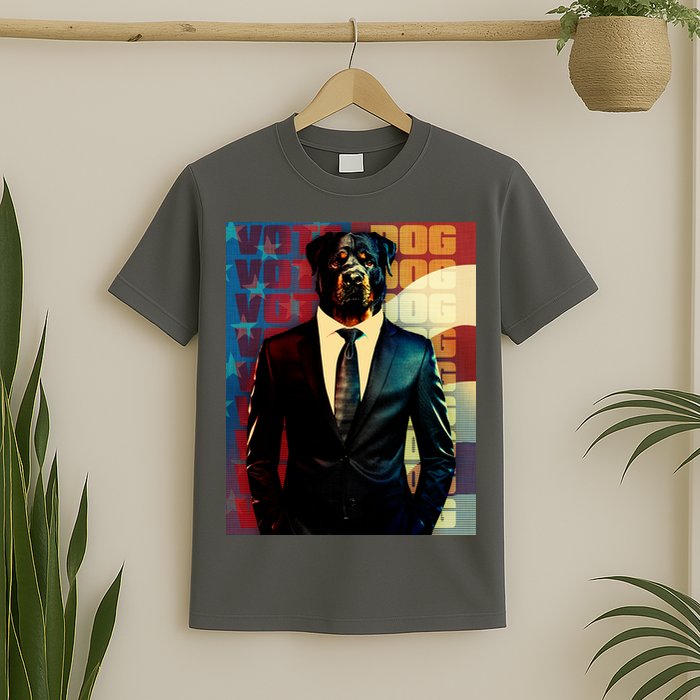 Funny Retro Vintage Election Vote Dog T-Shirt